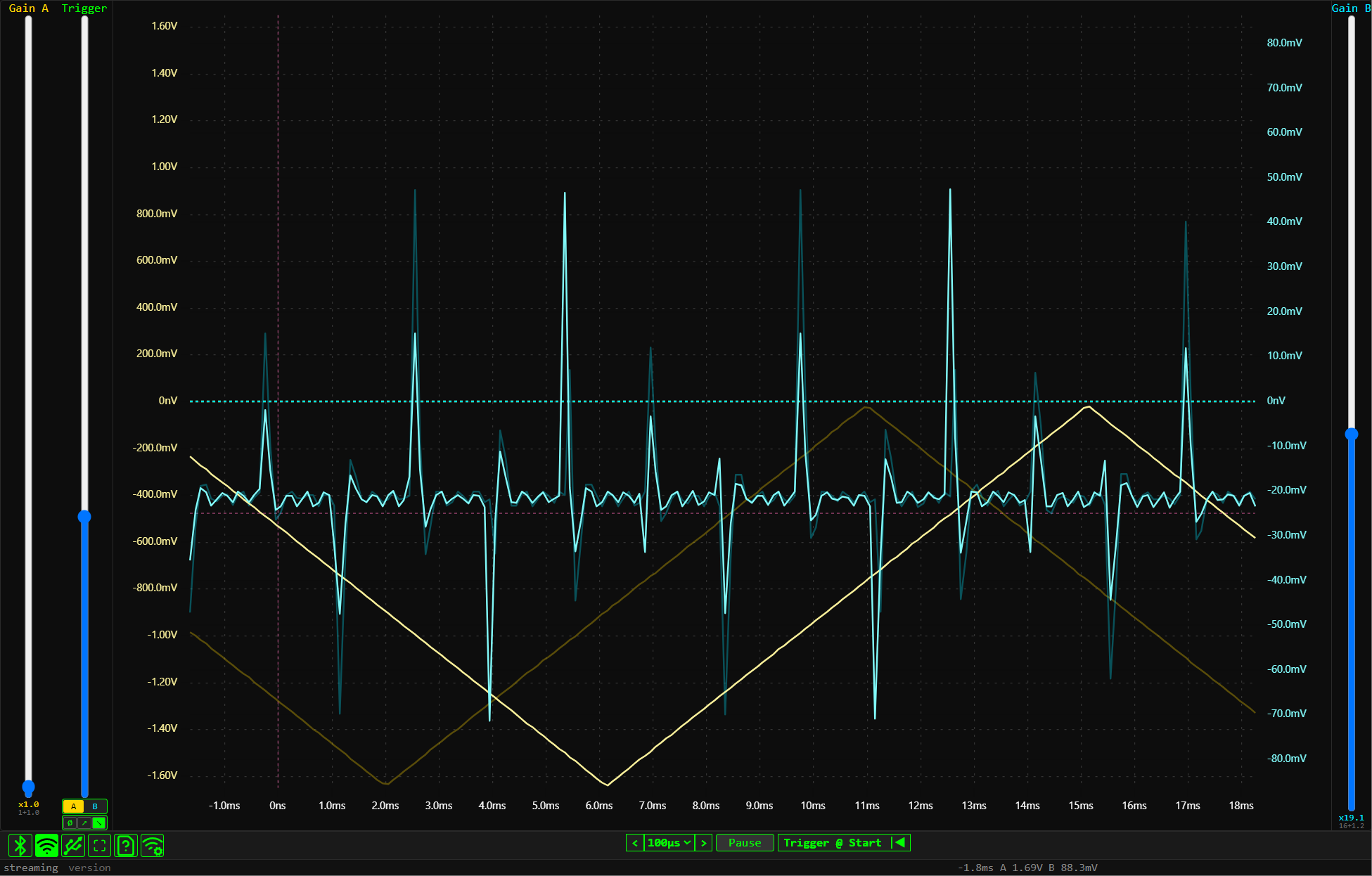 FoxilloScope UI Screenshot